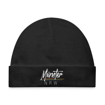 Münster Nrw - Baby Premium Organic Mütze - Schwarz - Vorne
