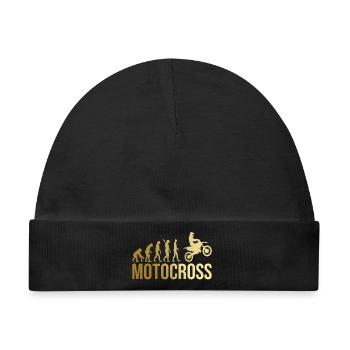 Evolution Motocross - Baby Premium Organic Mütze - Schwarz - Vorne
