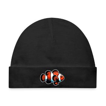 Clownfische - Baby Premium Organic Mütze - Schwarz - Vorne