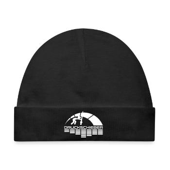 Druckschieber Arc Logo - Baby Premium Organic Mütze - Schwarz - Vorne