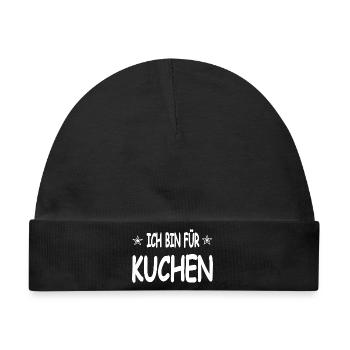 Kuchen - Baby Premium Organic Mütze - Schwarz - Vorne