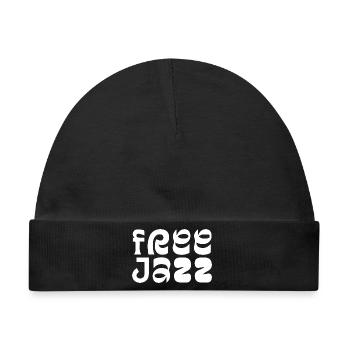 Logo-Design für Free-Jazz-Musik - Baby Premium Organic Mütze - Schwarz - Vorne