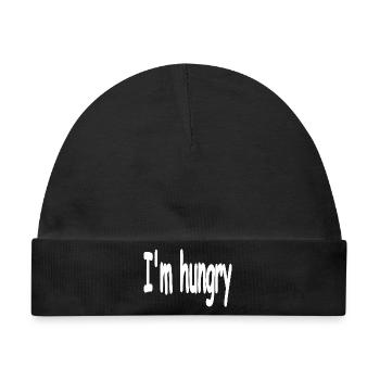 Hunger - Baby Premium Organic Mütze - Schwarz - Vorne