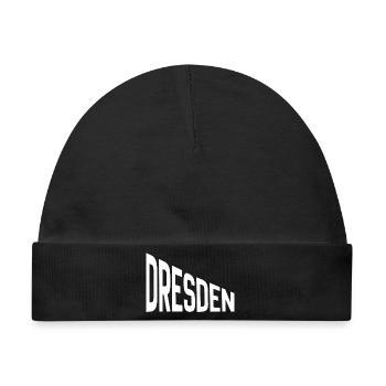 Dresden - Baby Premium Organic Mütze - Schwarz - Vorne