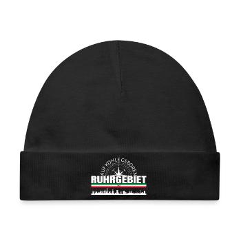 Ruhrgebiet  - Baby Premium Organic Mütze - Schwarz - Vorne