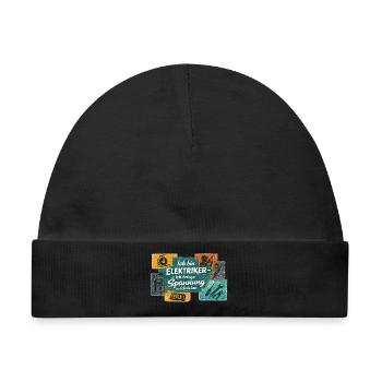 Elektriker: Spannung ins Leben - Baby Premium Organic Mütze - Schwarz - Vorne