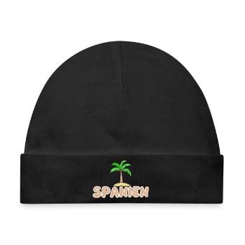Urlaub Spanien - Baby Premium Organic Mütze - Schwarz - Vorne