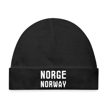 Norwegen - Norwegen - Baby Premium Organic Mütze - Schwarz - Vorne
