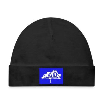 friendly 8BIT cloud - Baby Premium Organic Mütze - Schwarz - Vorne