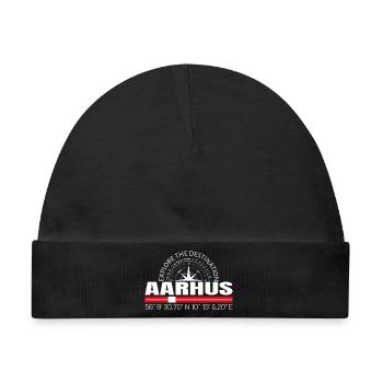 Aarhus - Baby Premium Organic Mütze - Schwarz - Vorne