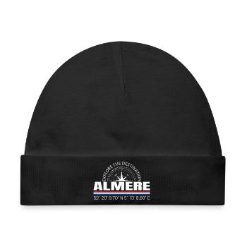 Almere - Baby Premium Organic Mütze - Schwarz - Vorne