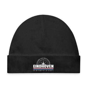 Eindhoven - Baby Premium Organic Mütze - Schwarz - Vorne