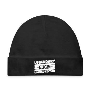 Legendary Lucie - Baby Premium Organic Mütze - Schwarz - Vorne