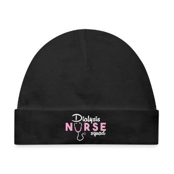 Dialyse Krankenschwester - Baby Premium Organic Mütze - Schwarz - Vorne