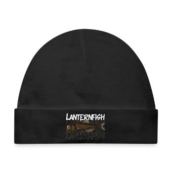 Tiefsee Monster - Laternenfisch - Baby Premium Organic Mütze - Schwarz - Vorne