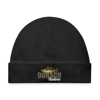 Dorsch Flüsterer - Baby Premium Organic Mütze - Schwarz - Vorne
