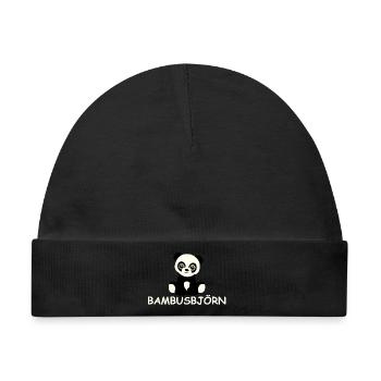 Bambus-Björn - Baby Premium Organic Mütze - Schwarz - Vorne