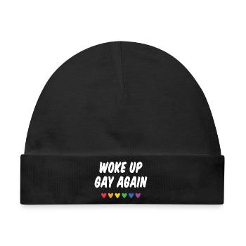 Wieder aufgewacht - Pride Month - Baby Premium Organic Mütze - Schwarz - Vorne