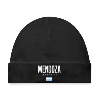 Mendoza Argentinien Argentinier - Baby Premium Organic Mütze - Schwarz - Vorne