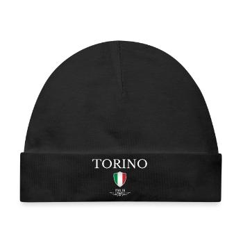 Souvenir Turin, Turin, Italien - Baby Premium Organic Mütze - Schwarz - Vorne