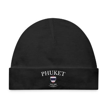 Phuket, Thailand, Phuket-Souvenir - Baby Premium Organic Mütze - Schwarz - Vorne