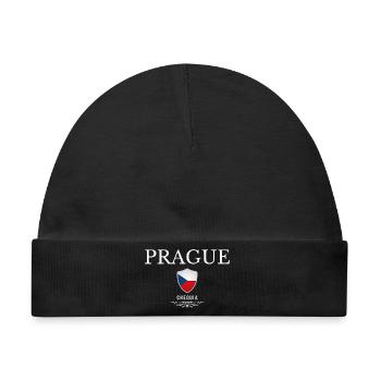 Prag, Tschechische Republik, Souvenir Prag - Baby Premium Organic Mütze - Schwarz - Vorne