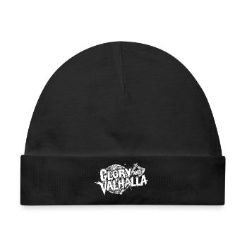 Glory and Valhalla - Baby Premium Organic Mütze - Schwarz - Vorne