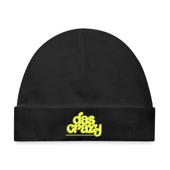 Das crazy - Baby Premium Organic Mütze - Schwarz - Vorne