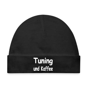 Tuning - Baby Premium Organic Mütze - Schwarz - Vorne