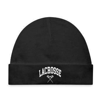 Lacrosse  - Baby Premium Organic Mütze - Schwarz - Vorne