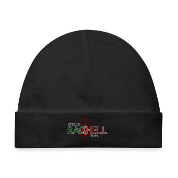 Studio RacHell Post - Baby Premium Organic Mütze - Schwarz - Vorne