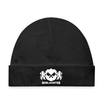 Schlachter Emblem  - Baby Premium Organic Mütze - Schwarz - Vorne