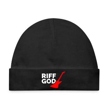 Riff God - Baby Premium Organic Mütze - Schwarz - Vorne