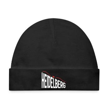 Heidelberg - Baby Premium Organic Mütze - Schwarz - Vorne