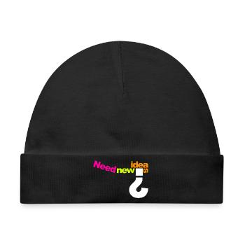 Need New Ideas Color Burst - Baby Premium Organic Mütze - Schwarz - Vorne