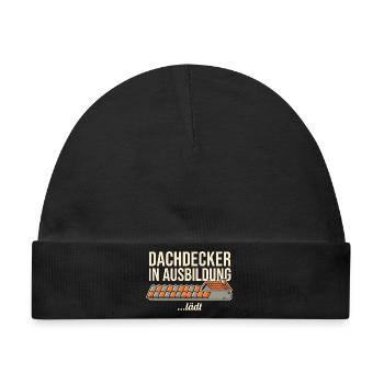 Dachdecker In Ausbildung Azubi Lehrling Handwerk - Baby Premium Organic Mütze - Schwarz - Vorne