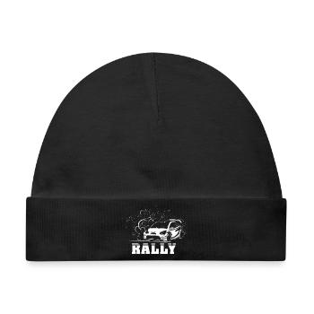 rally racing dirt drifting offroad cross Autos - Baby Premium Organic Mütze - Schwarz - Vorne