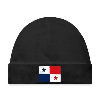 Flagge von Panama - Baby Premium Organic Mütze - Schwarz - Vorne