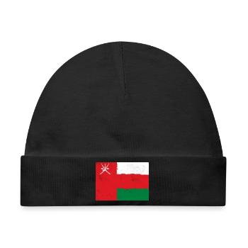 Flagge von Oman - Baby Premium Organic Mütze - Schwarz - Vorne