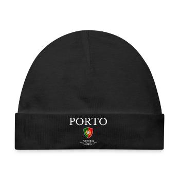 Souvenir Porto, Porto Portugal - Baby Premium Organic Mütze - Schwarz - Vorne