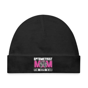 Optometrist Mom The Idol The Myth Ophthalmologist - Baby Premium Organic Mütze - Schwarz - Vorne