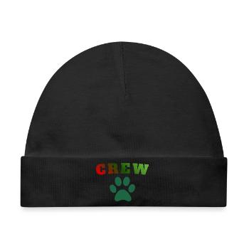 Crew Dog - Baby Premium Organic Mütze - Schwarz - Vorne