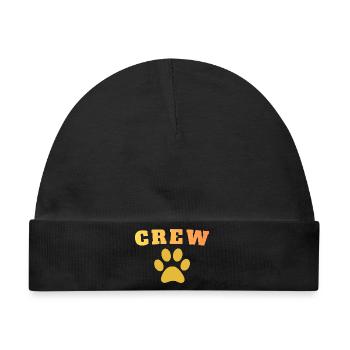 Crew Dog - Baby Premium Organic Mütze - Schwarz - Vorne