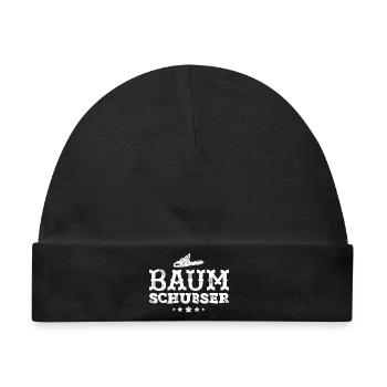 Holzfäller - Baby Premium Organic Mütze - Schwarz - Vorne