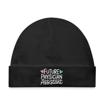 Zukunfts-Physician-Assistant - Baby Premium Organic Mütze - Schwarz - Vorne