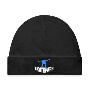 SKATEPARK - Baby Premium Organic Mütze - Schwarz - Vorne