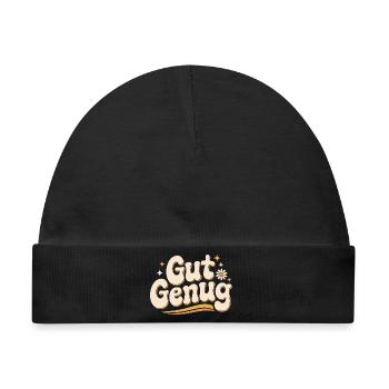 Gut Genug Selbstliebe Ich Bin Gut Genug Selbstwert - Baby Premium Organic Mütze - Schwarz - Vorne