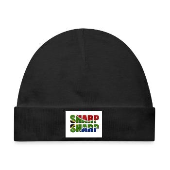 Scharf scharf - Baby Premium Organic Mütze - Schwarz - Vorne