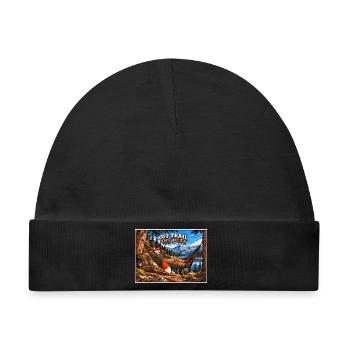 Abseits des Weges, außer Dienst – Hammock Fox - Baby Premium Organic Mütze - Schwarz - Vorne