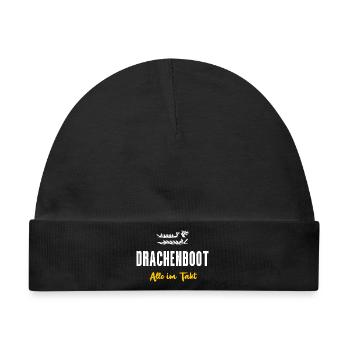 Drachenboot Team Geschenk Alle im Takt - Baby Premium Organic Mütze - Schwarz - Vorne
